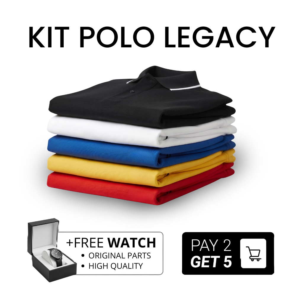 Kit Polo Legacy Pay 2 Get 5 Pieces